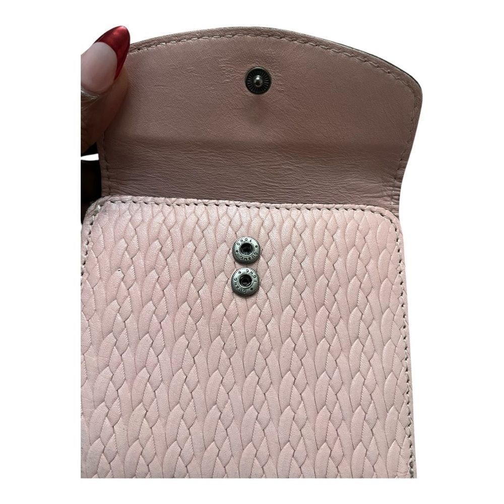 Pink Leather Women's Wallet - Picture 9 of 10